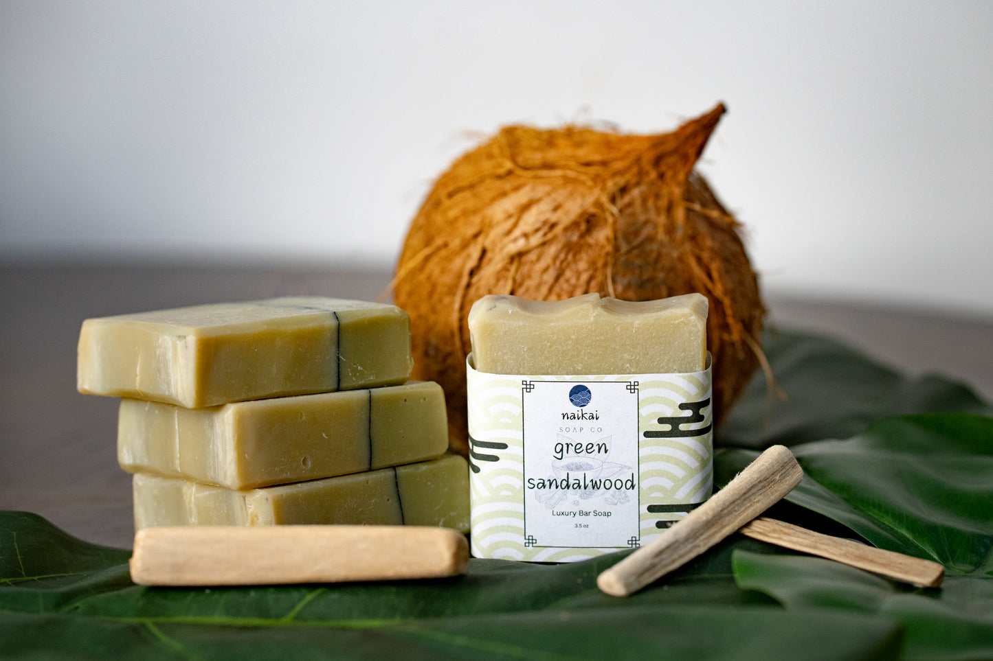 Green Sandalwood bar soap