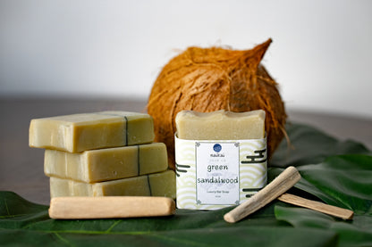 Green Sandalwood bar soap